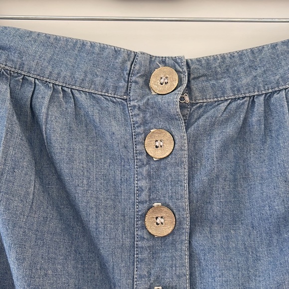 ♻️DONATED DEC. 2023♻️ 
Twelfth Street by Cynthia Vincent soft Denim Romper - Picture 2 of 7